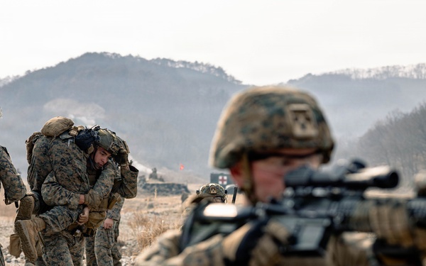 U.S. Marines Rehearse Dry Fire Squad Attacks During KMEP 26.1