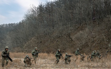 U.S. Marines Rehearse Dry Fire Squad Attacks During KMEP 26.1