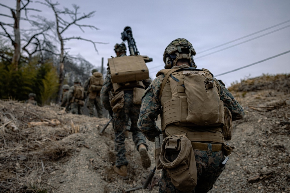 U.S. Marines Rehearse Live Fire Squad Attacks During KMEP 26.1