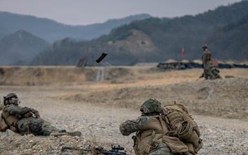 U.S. Marines Rehearse Live Fire Squad Attacks During KMEP 26.1