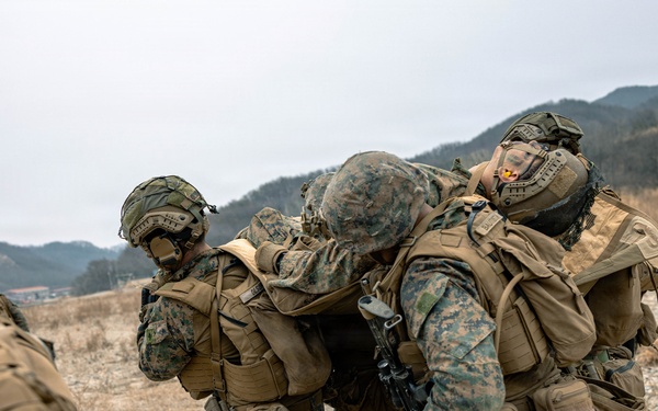 U.S. Marines Rehearse Live Fire Squad Attacks During KMEP 26.1