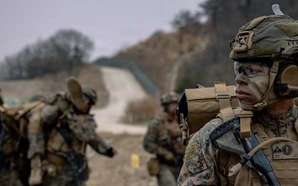 U.S. Marines Rehearse Live Fire Squad Attacks During KMEP 26.1