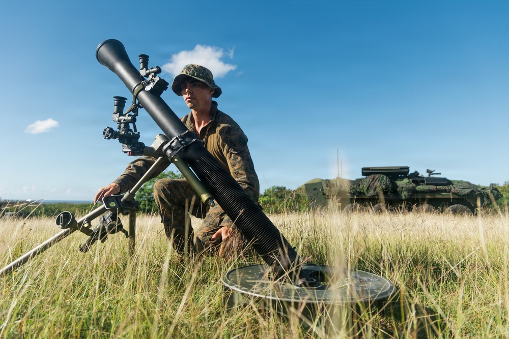 22nd MEU(SOC) | LAV-Mounted Mortar Live-Fire