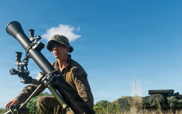 22nd MEU(SOC) | LAV-Mounted Mortar Live-Fire