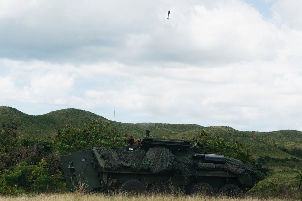 22nd MEU (SOC) | LAV-Mounted Mortar Live-Fire