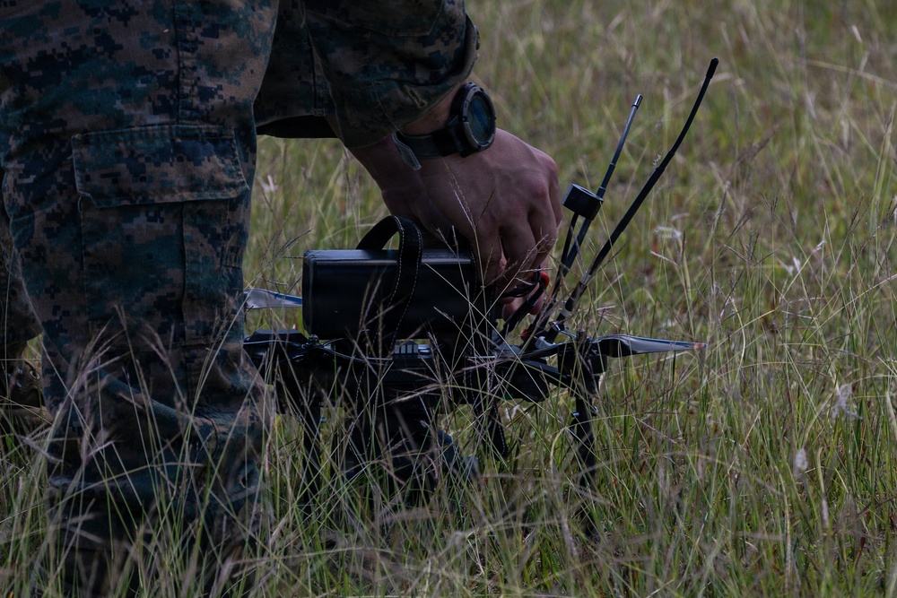 22nd MEU (SOC) | LAR Conducts Attack Drone Training at Camp Santiago