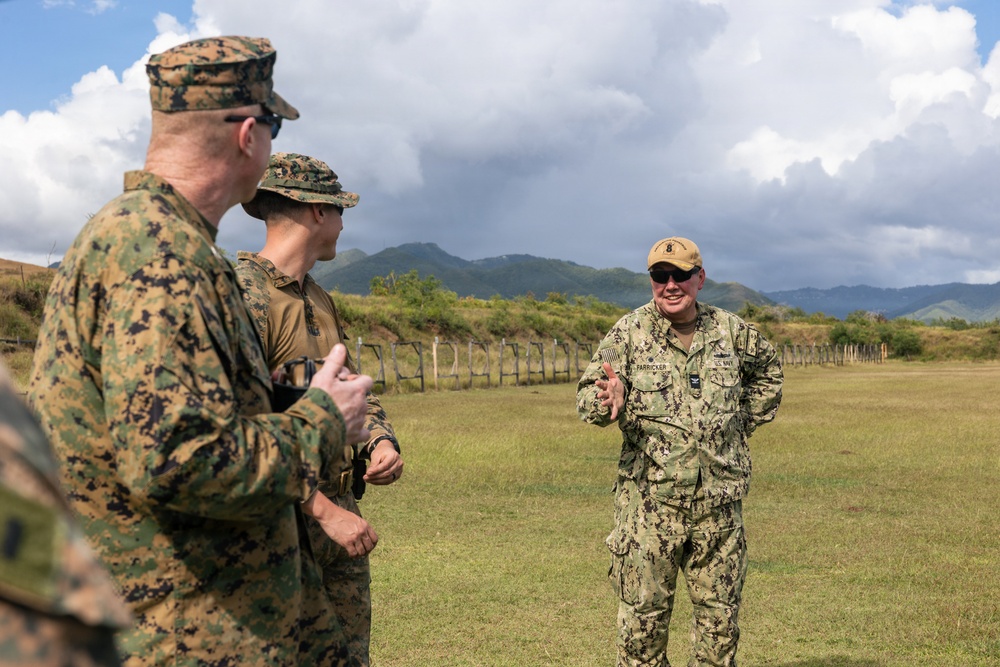 22nd MEU (SOC) and PHIBRON 8 Leadership Visit Camp Santiago