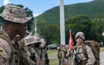 22nd MEU (SOC) | Golf Battery Conducts Hike at Camp Santiago
