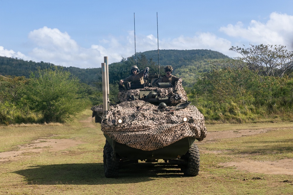 22nd MEU (SOC) | LAR Conducts Maneuver and Patrol Training at Camp Santiago