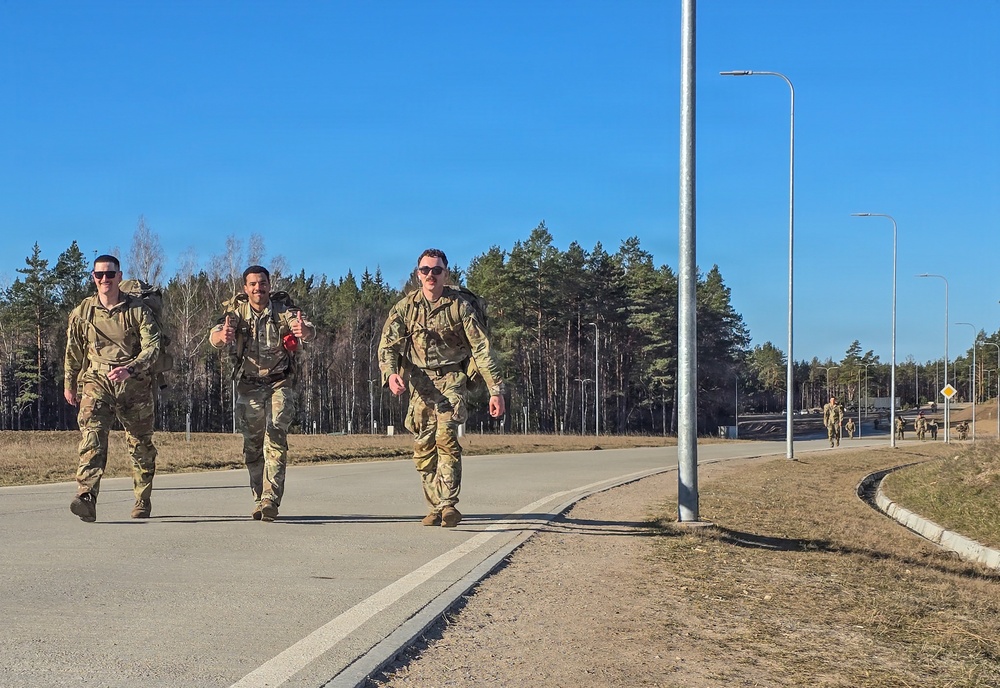 U.S. Solders earn German Armed Forces Proficiency Badge on deployment in Lithuania