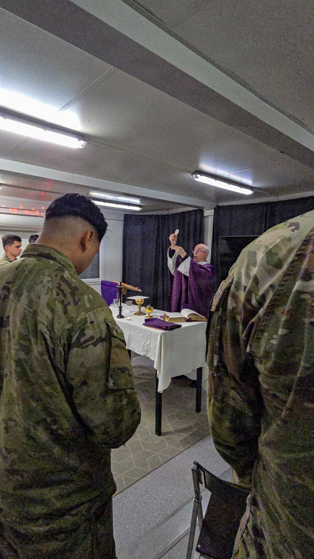 U.S. Soldiers celebrate their faith with Easter Service while deployed