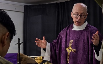 U.S. Soldiers celebrate their faith with Easter Service while deployed