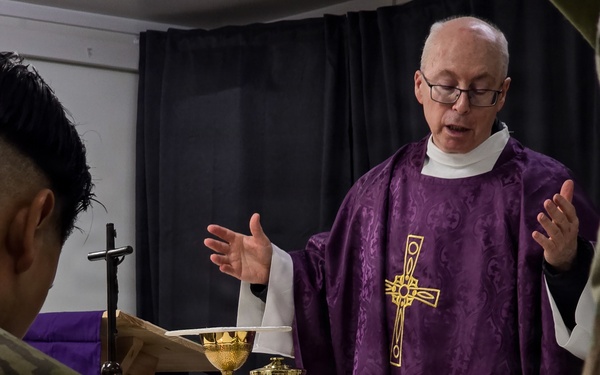 U.S. Soldiers celebrate their faith with Easter Service while deployed