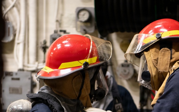 Boxer Conducts Fire Drills