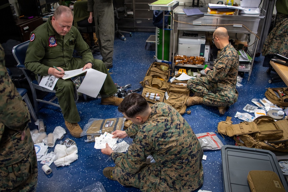 Boxer Maintains Medical Readiness