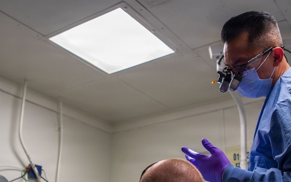 Boxer Maintains Medical Readiness