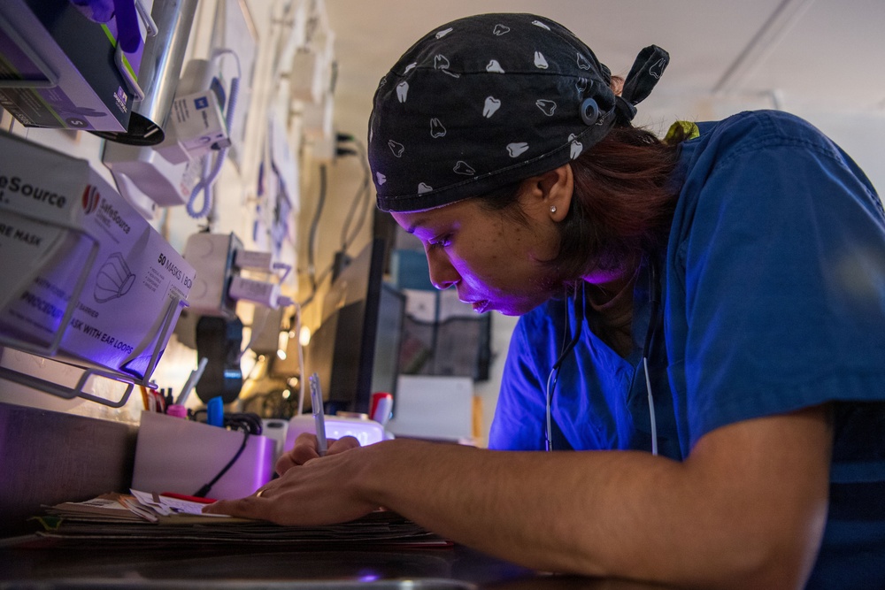 Boxer Maintains Medical Readiness