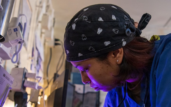 Boxer Maintains Medical Readiness