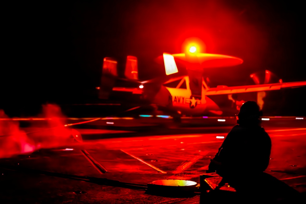 USS Theodore Roosevelt Night Flight Operations