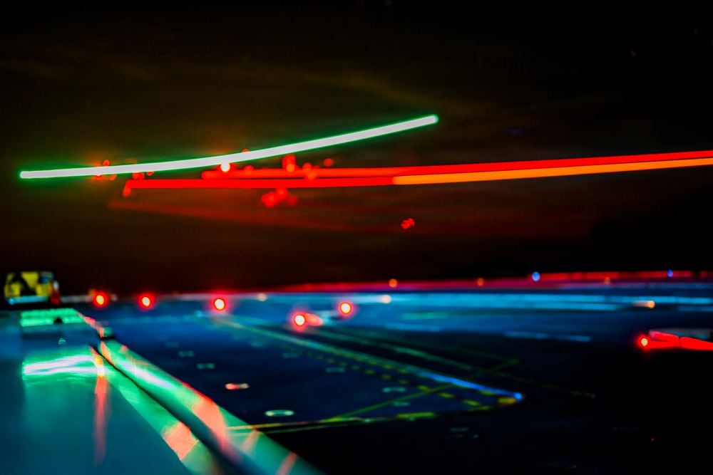 USS Theodore Roosevelt Night Flight Operations