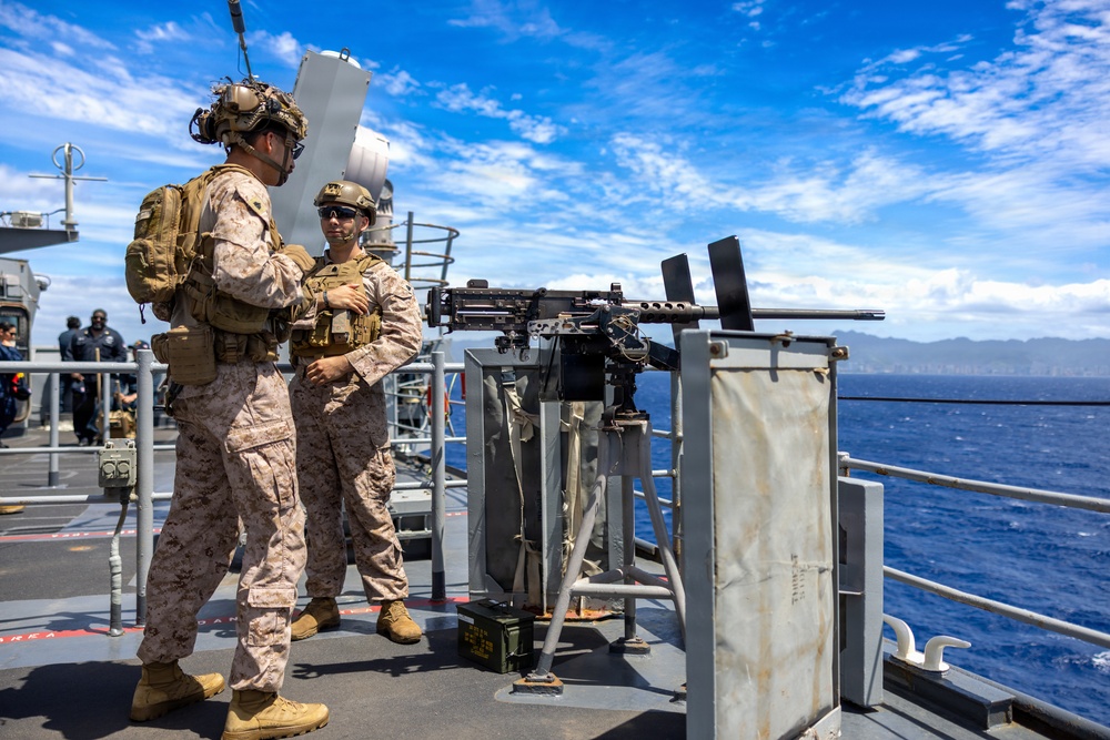 11th MEU Marines, Sailors Conduct Defense of the Amphibious Task Force