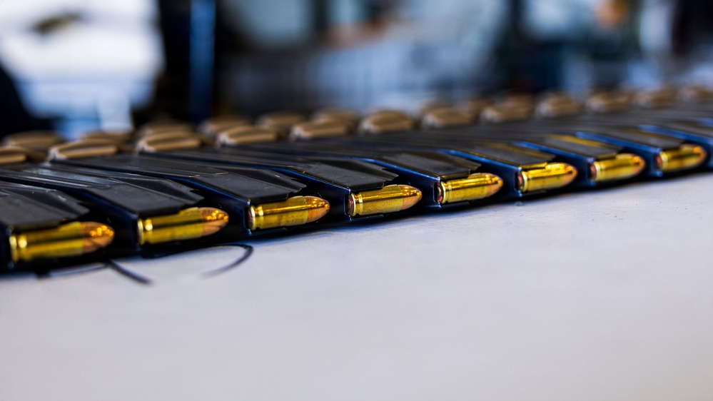 11th MEU Marines, Sailors Conduct Pistol Range Aboard USS Boxer