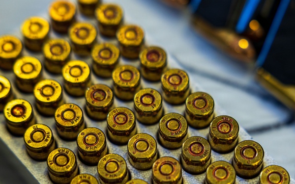 11th MEU Marines, Sailors Conduct Pistol Range Aboard USS Boxer
