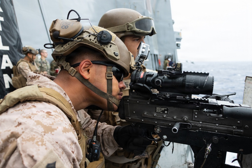 USS Portland Sailors and Marines Conduct Routine Operations