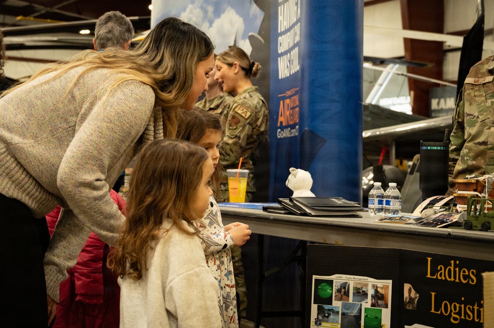 Members from the 103d Airlift Wing help inspire the next generation of aviators