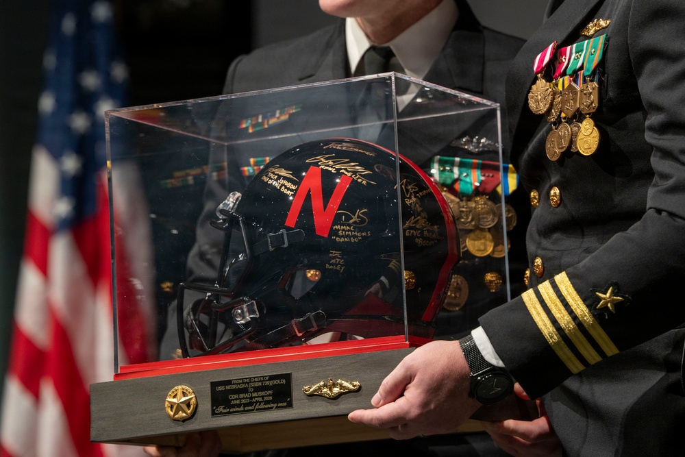 USS Nebraska (SSBN 739) Gold Crew Changes Command