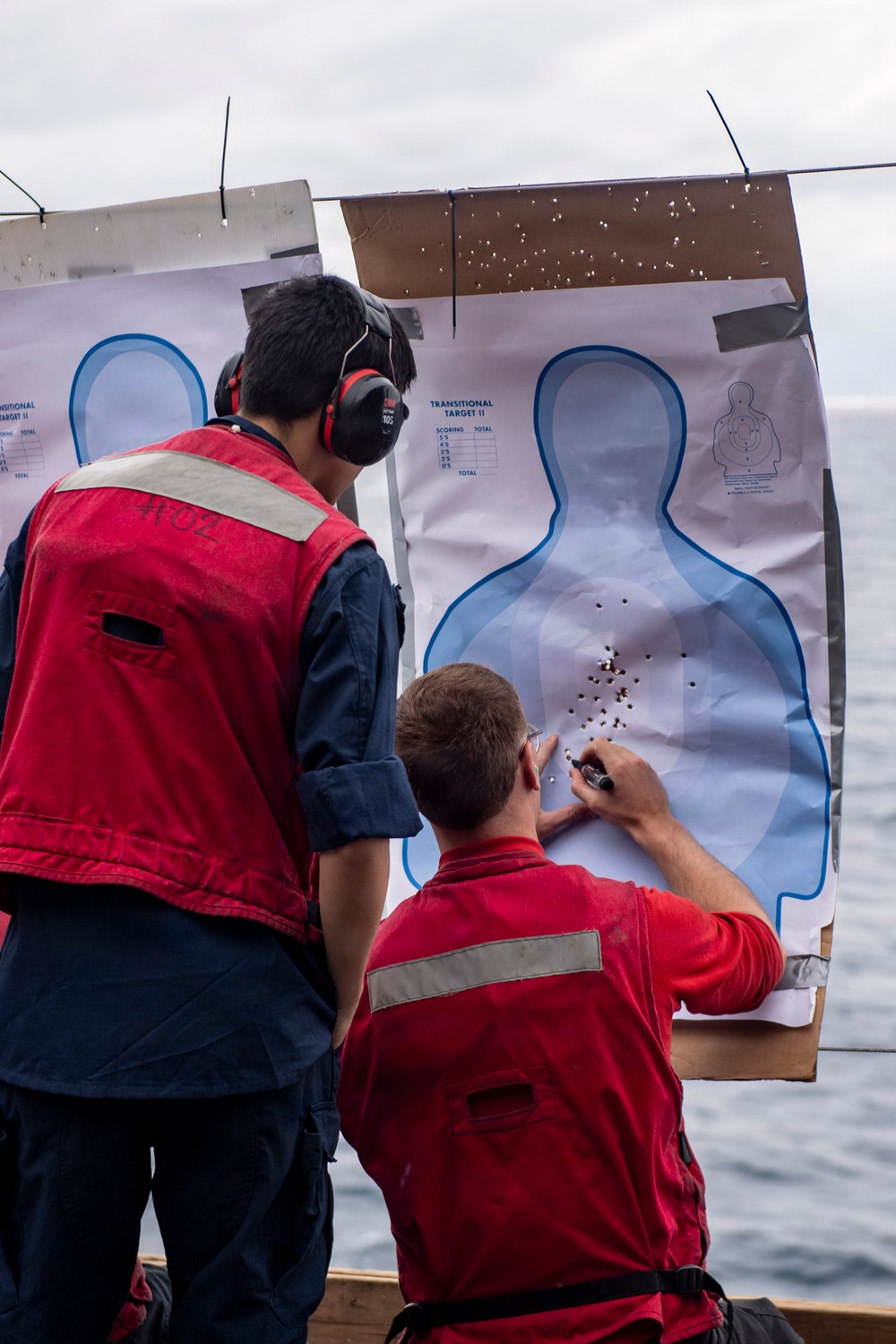 Nimitz Conducts Small Arms Live-Fire