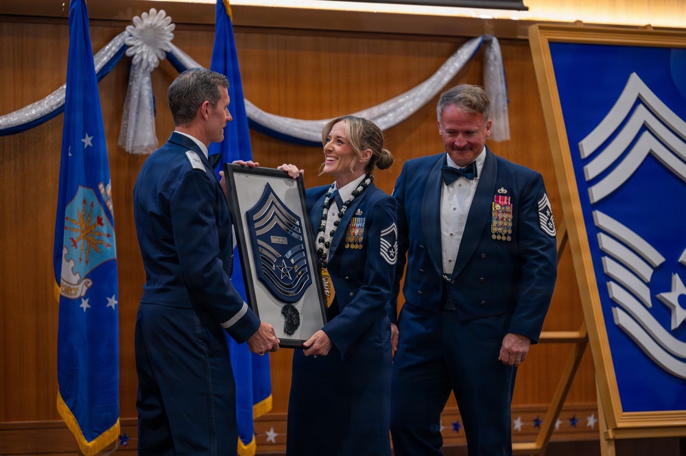 Kadena Air Base chief induction ceremony 2026