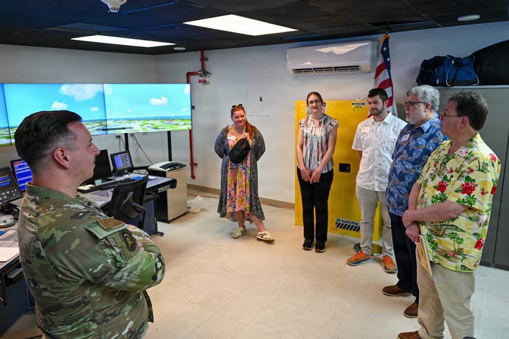 Mississippi College tours Andersen AFB