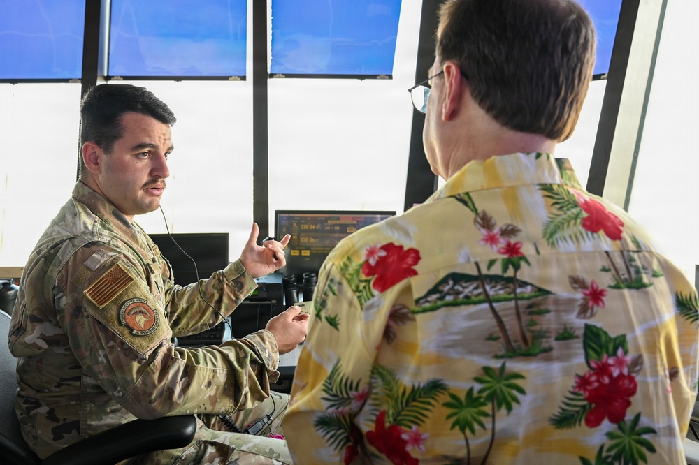 Mississippi College tours Andersen AFB