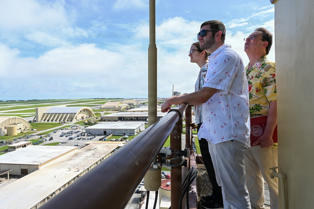 Mississippi College tours Andersen AFB