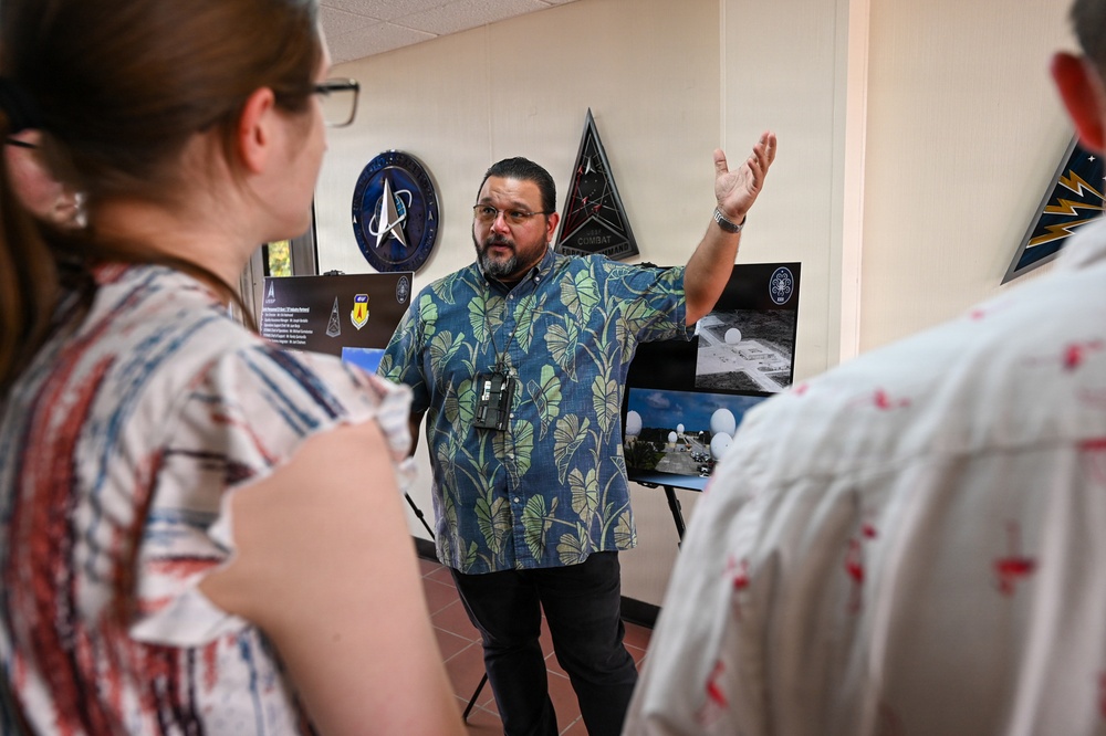 Mississippi College tours Andersen AFB