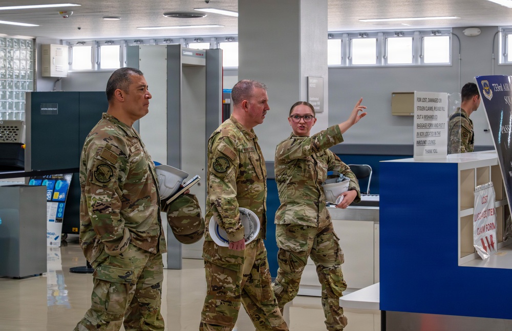 18th Air Force Leadership visits Kadena
