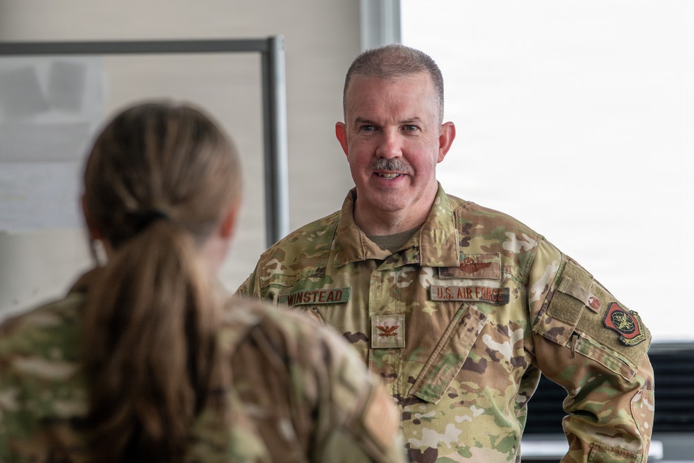 18th Air Force Leadership visits Kadena