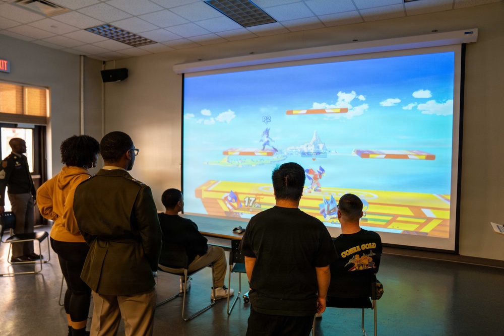 1SIG BDE Signal Month: 1st Signal Brigade Soldiers compete in Video Game Tournament.