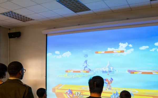 1SIG BDE Signal Month: 1st Signal Brigade Soldiers compete in Video Game Tournament.