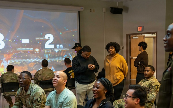 1SIG BDE Signal Month: 1st Signal Brigade Soldiers compete in Video Game Tournament.