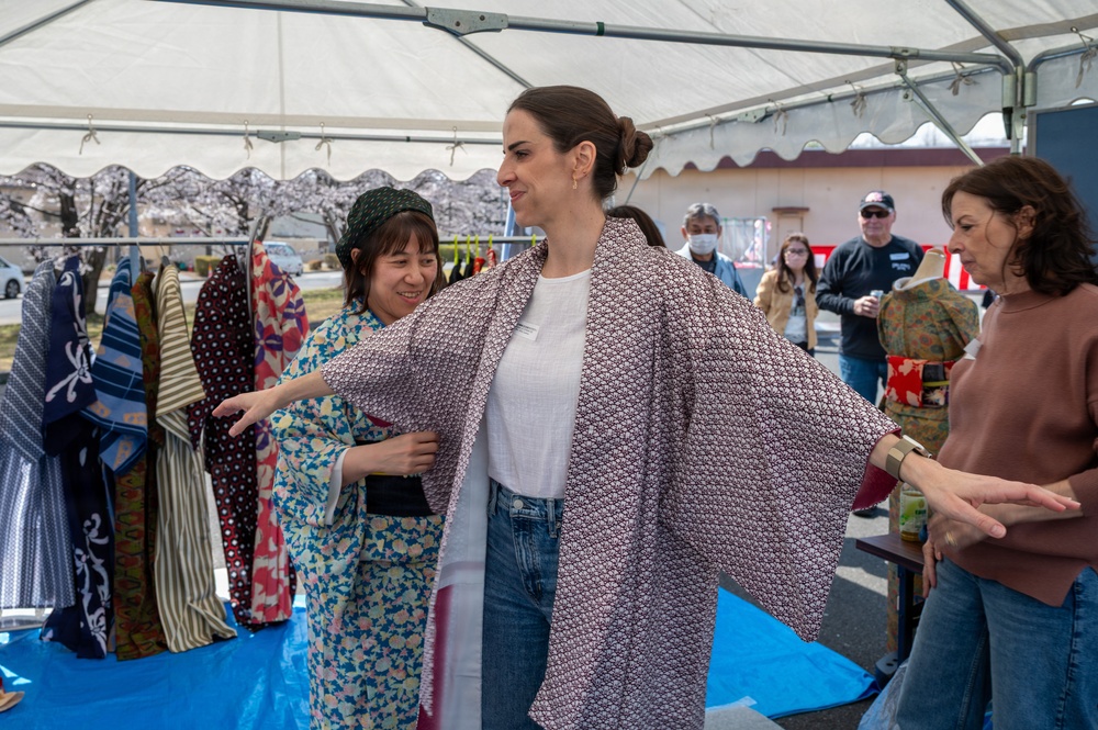 JASDF OSW host annual Friendship Hanami