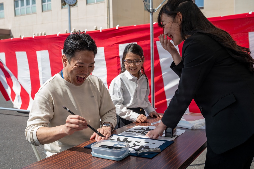 JASDF OSW host annual Friendship Hanami