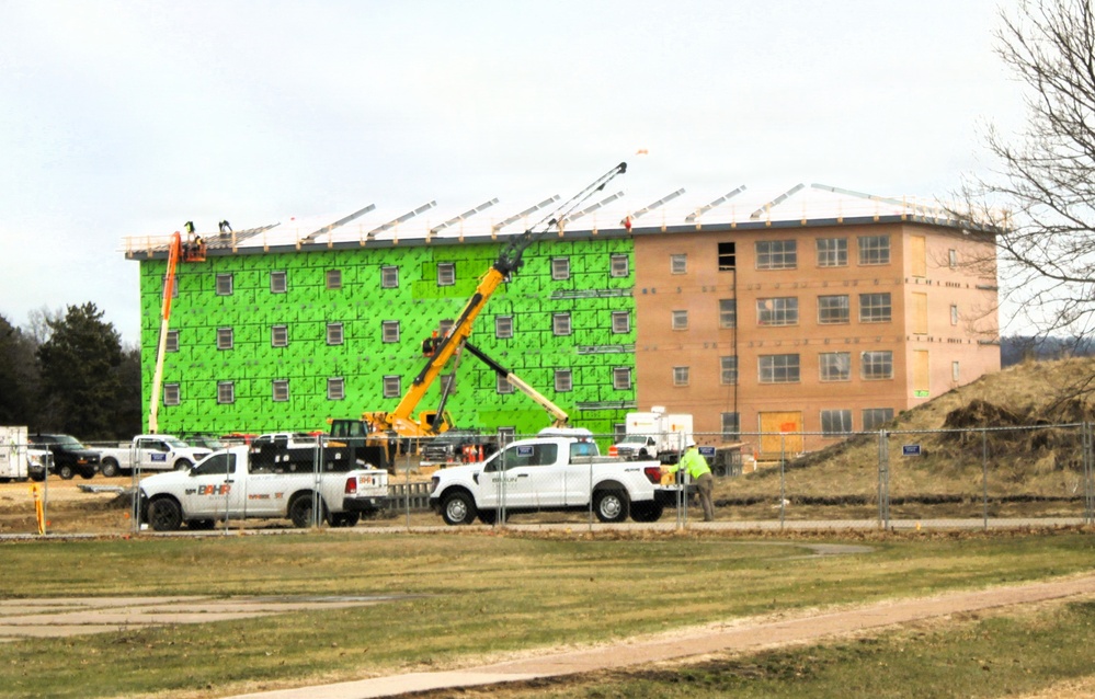 March 2026 construction operations of $55.75 million Collective Training Officers Quarters Project at Fort McCoy
