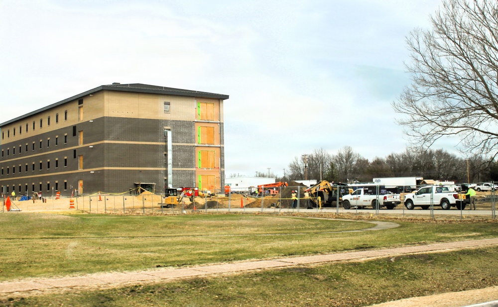 March 2026 construction operations of $55.75 million Collective Training Officers Quarters Project at Fort McCoy