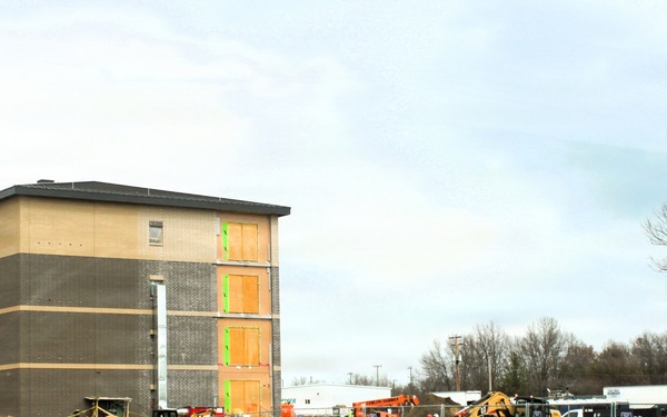 March 2026 construction operations of $55.75 million Collective Training Officers Quarters Project at Fort McCoy