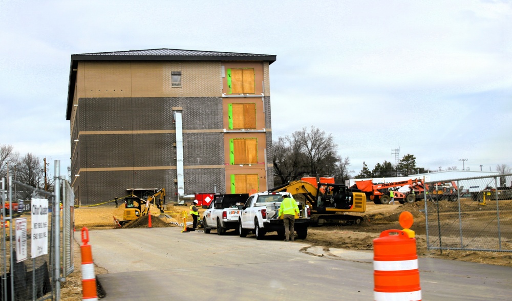 March 2026 construction operations of $55.75 million Collective Training Officers Quarters Project at Fort McCoy