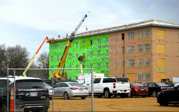 March 2026 construction operations of $55.75 million Collective Training Officers Quarters Project at Fort McCoy