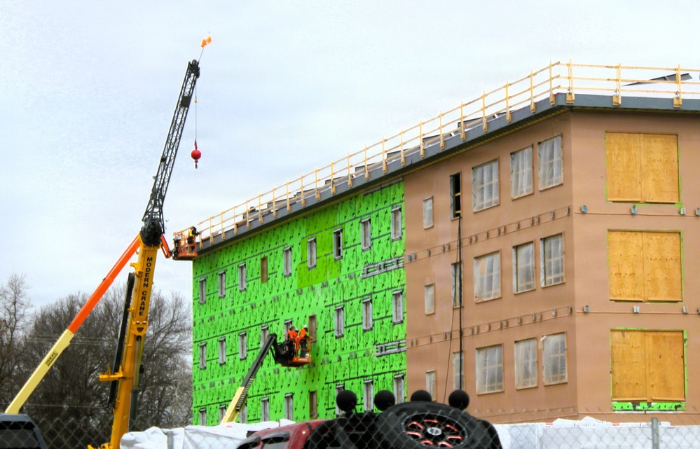 March 2026 construction operations of $55.75 million Collective Training Officers Quarters Project at Fort McCoy