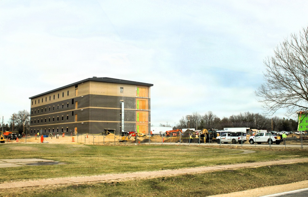 March 2026 construction operations of $55.75 million Collective Training Officers Quarters Project at Fort McCoy